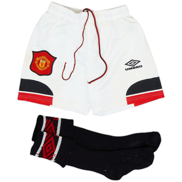 1997-99 Manchester United Away Shorts & Socks - 7/10 - (L.Boys)