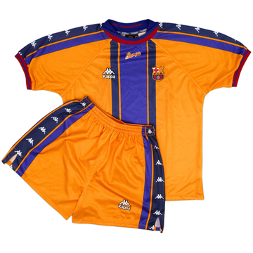 1997-98 Barcelona Away Shirt & Shorts - 8/10 - (M)
