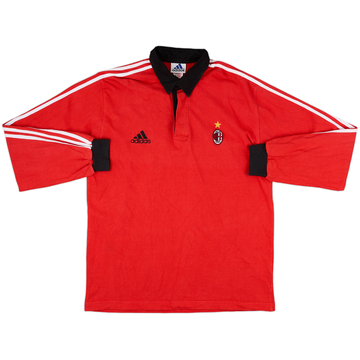 1999-00 AC Milan adidas Polo L/S Shirt - 6/10 - (M)