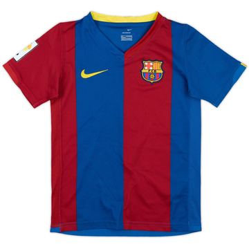 2006-07 Barcelona Home Shirt - 9/10 - (6-7 Years)
