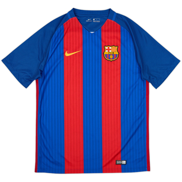 2016-17 Barcelona Youth Issue Home Shirt #16 - 10/10 - (M)