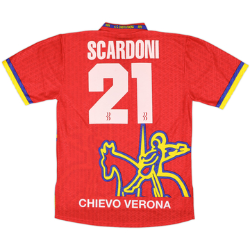 1997-98 Chievo Verona Away Shirt Scardoni #21 - 8/10 - (XL)