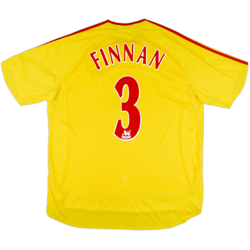 2006-07 Liverpool Away Shirt Finnan #3 - 8/10 - (XL)