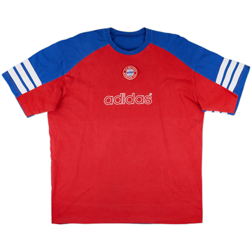 1995-96 Bayern Munich adidas Cotton Tee - 7/10 - (XXL)