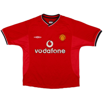 2000-02 Manchester United Home Shirt - 4/10 - (Y)