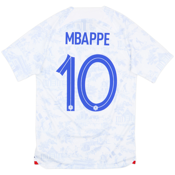 2022-23 France Away Shirt Mbappe #10 - 10/10 - (S)