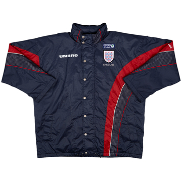 1998-99 England Umbro Hooded Rain Jacket - 6/10 - (XXL)