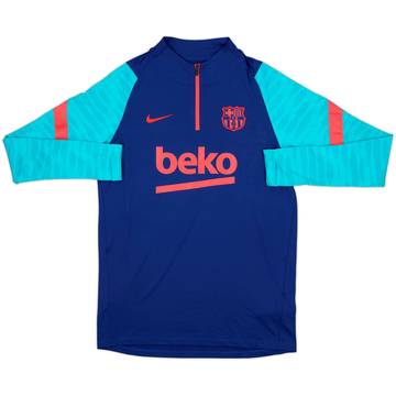 2021-22 Barcelona Nike 1/4 Zip Drill Top - 8/10 - (M)