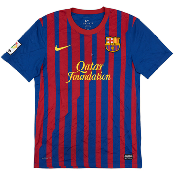 2011-12 Barcelona Home Shirt - 4/10 - (S)