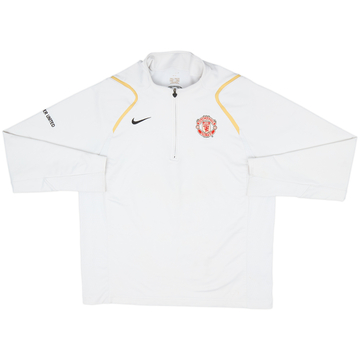 2006-07 Manchester United Nike 1/4 Zip Drill Top - 7/10 - (XL)