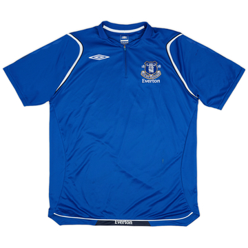 2008-09 Everton Umbro 1/4 Zip Training Shirt - 8/10 - (L)