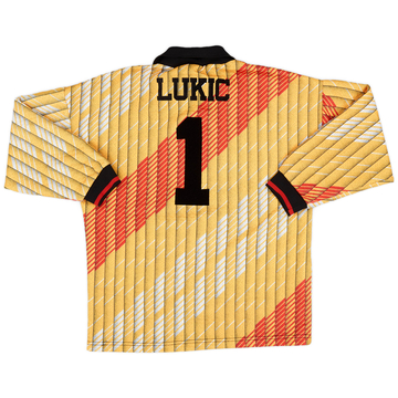 1995-96 Leeds United GK Shirt Lukic #1 - 8/10 - (S)