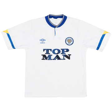 1990-91 Leeds United Home Shirt - 6/10 - (M)