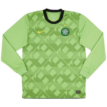 2010-11 Celtic Away L/S Shirt - 9/10 - (L)