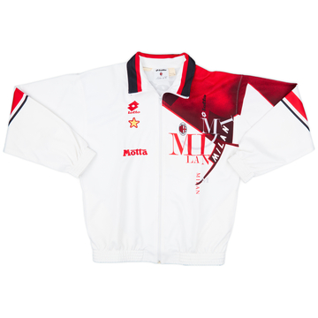 1993-94 AC Milan Lotto Track Jacket - 8/10 - (L)