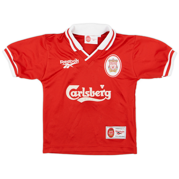 1996-98 Liverpool Home Shirt - 7/10 - (S.Boys)