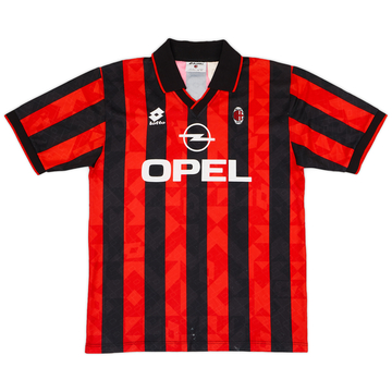 1995-96 AC Milan Home Shirt #15 - 6/10 - (L)
