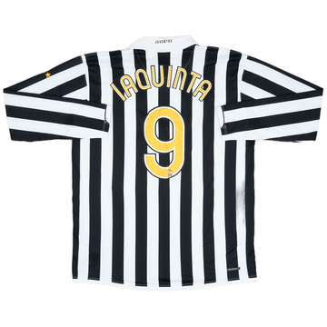 2006-07 Juventus Home L/S Shirt Iaquinta #9 - 9/10 - (XXL)