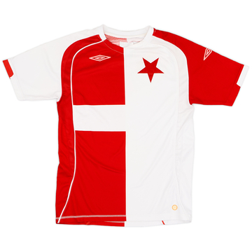 2007-08 Slavia Prague Home Shirt - 6/10 - (M)