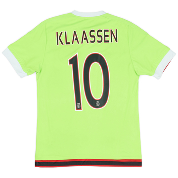 2015-16 Ajax Away Shirt Klaassen #10 - 9/10 - (S)