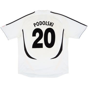 2005-07 Germany Home Shirt Podolski #20 - 5/10 - (XXL)