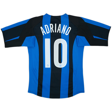 2004-05 Inter Milan Home Shirt Adriano #10 - 8/10 - (S)