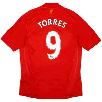 2008-10 Liverpool Home Shirt Torres #9 - 5/10 - (L)