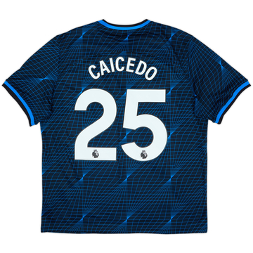 2023-24 Chelsea Away Shirt Caicedo #25 - 8/10 - (XL)