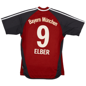 2001-02 Bayern Munich Home Shirt Elber #9 - 7/10 - (S)