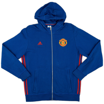 2016-17 Manchester United adidas Hooded Top - 8/10 - (M)