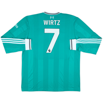 2025-26 Liverpool Third L/S Shirt Wirtz #7 - 10/10 - (XL)