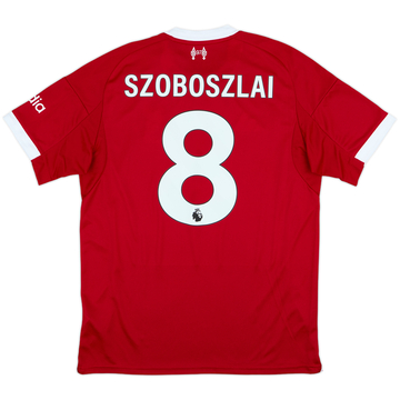 2025-26 Liverpool Home Shirt Szoboszlai #8 (L)