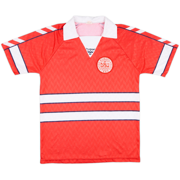 1988 Denmark Home Shirt - 9/10 - (L)