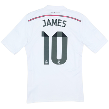 2014-15 Real Madrid Home Shirt James #10 - 5/10 - (S)