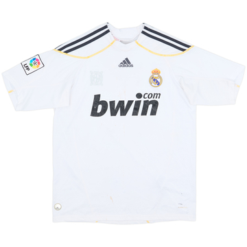 2009-10 Real Madrid Home Shirt - 3/10 - (XL.Boys)