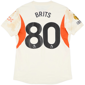 2024-25 Manchester City Match Issue GK Shirt Brits #80