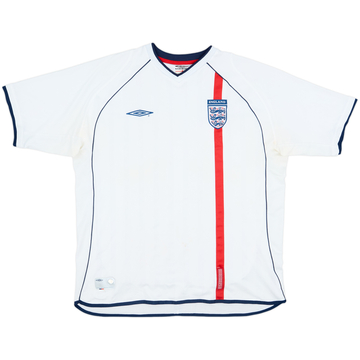 2001-03 England Home Shirt - 5/10 - (XL)