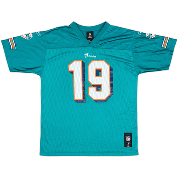 2010-11 Miami Dolphins Marshall #19 Reebok Replica Home Jersey - 9/10 - (XL.Boys)