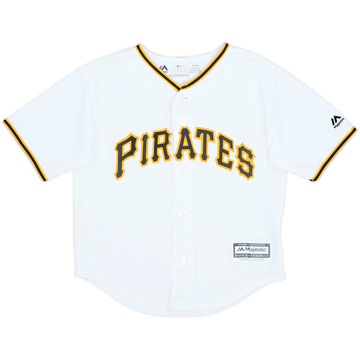 2016-19 Pittsburgh Pirates Majestic Cool Base Home Jersey - 9/10 - (S.Boys)