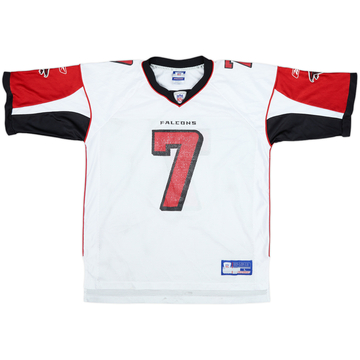 2003-04 Atlanta Falcons Vick #7 Reebok On Field Away Jersey - 6/10 - (L)