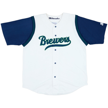 1994-99 Milwaukee Brewers Starter Jersey Tee - 7/10 - (XXL)