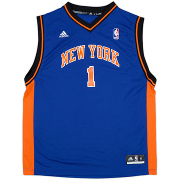 2010-12 New York Knicks Stoudemire #1 adidas Away Jersey - 8/10 - (XL.Boys)