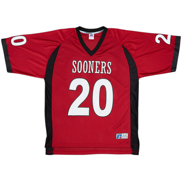 2000s Oklahoma Sooners #20 Russell Athletic Home Jersey - 9/10 - (M)