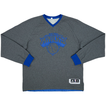 2015-16 New York Knicks adidas Pre Game Sweat Top - 9/10 - (XXL)