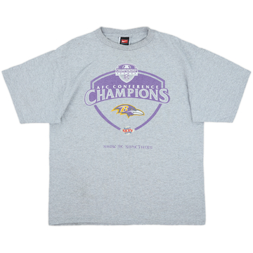 2001 Baltimore Ravens AFC Champions Nike Tee - 7/10 - (M)