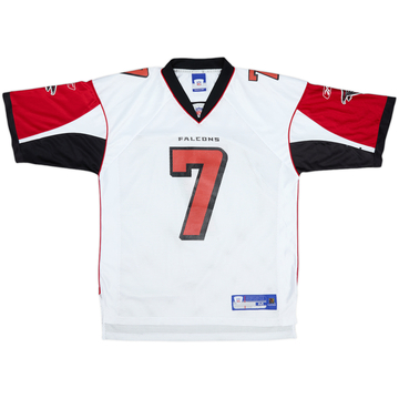 2005-06 Atlanta Falcons Vick #7 Reebok On Field Away Jersey - 4/10 - (M)