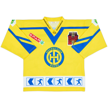 2000-01 HC Davos 'Signed' Hofmanner Home Jersey - 8/10 - (M)