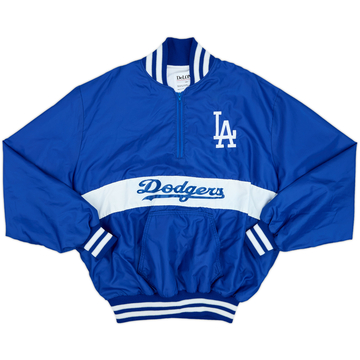 1990s LA Dodgers DeLong 1/4 Zip Windbreaker Jacket - 9/10 - (XL)