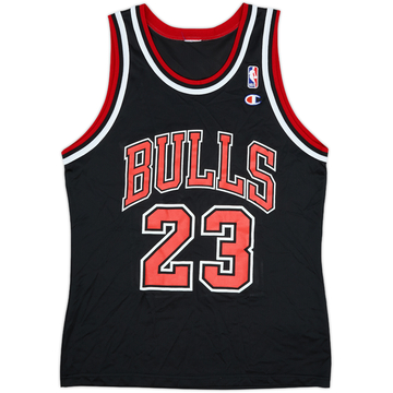 1995-98 Chicago Bulls Jordan #23 Champion Alternate Jersey - 8/10 - (M)