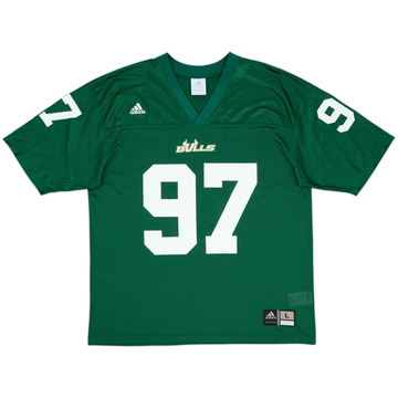 2011 South Florida Bulls Hine #97 adidas Home Jersey - 8/10 - (L)